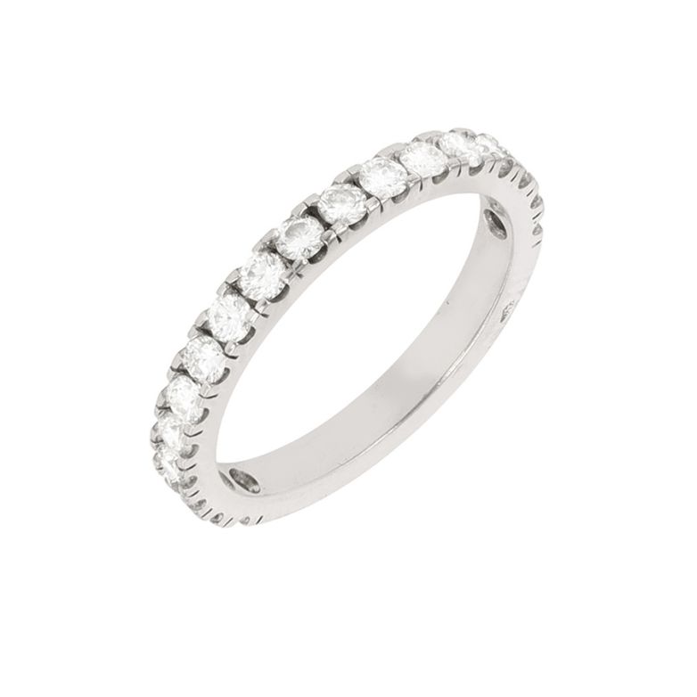 Acheter Alliance diamants 1.08 carat or blanc 3.70g Comme neuf - 1350,00 € Alliance diamants 1.08 carat or blanc 3.70g Comme neuf - reconditionné disponible sur Gemme Les Bijoux